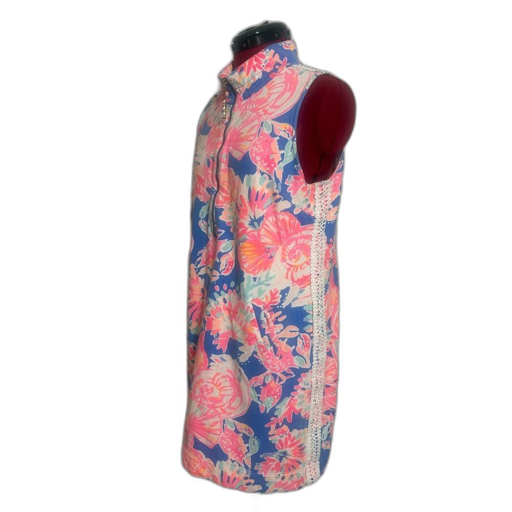 Lilly Pulitzer Skipper Sleeveless Dress Size Large Bennet Blue Bay Dreamin' - Picture 14 of 14